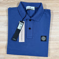 Stone Island Organic Cotton Pique Polo Shirt in Blue Marine Ironleague