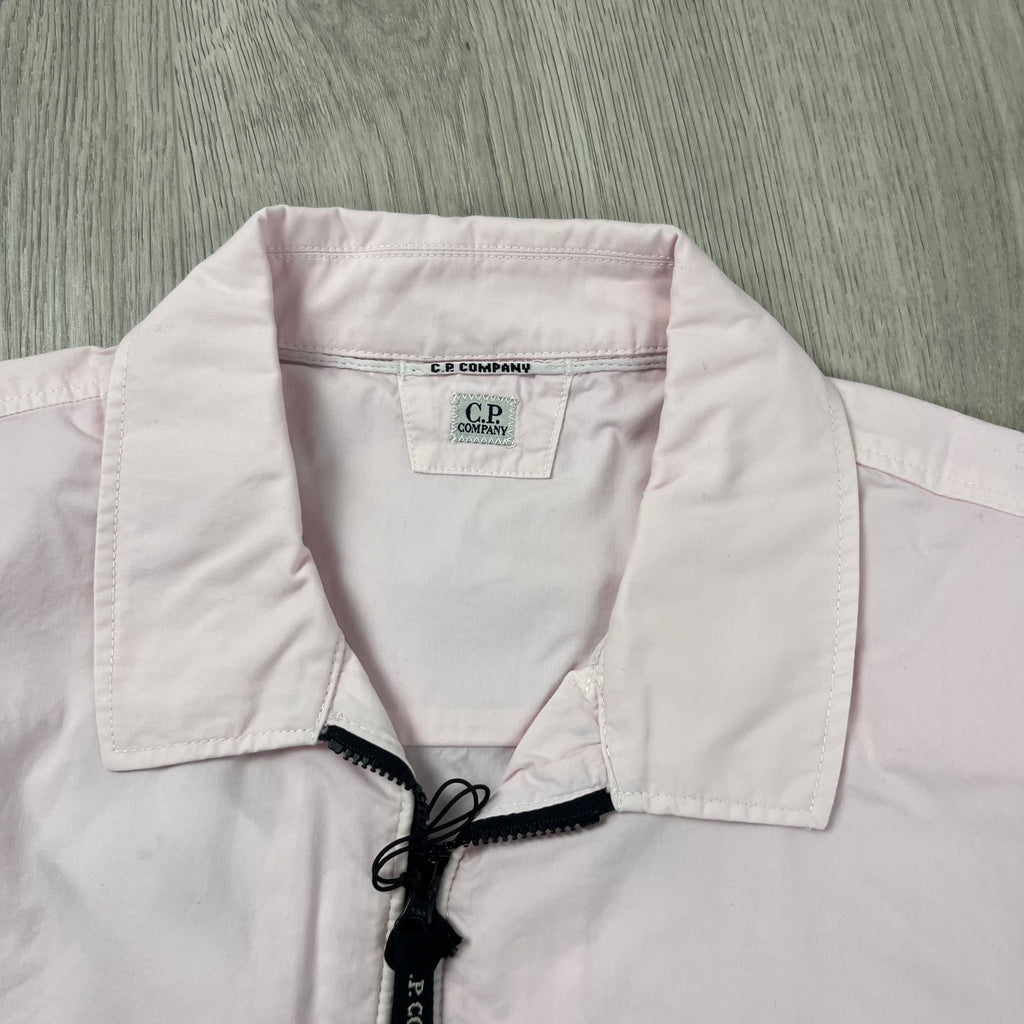 CP Company Zip Overshirt - Pink Ironleague