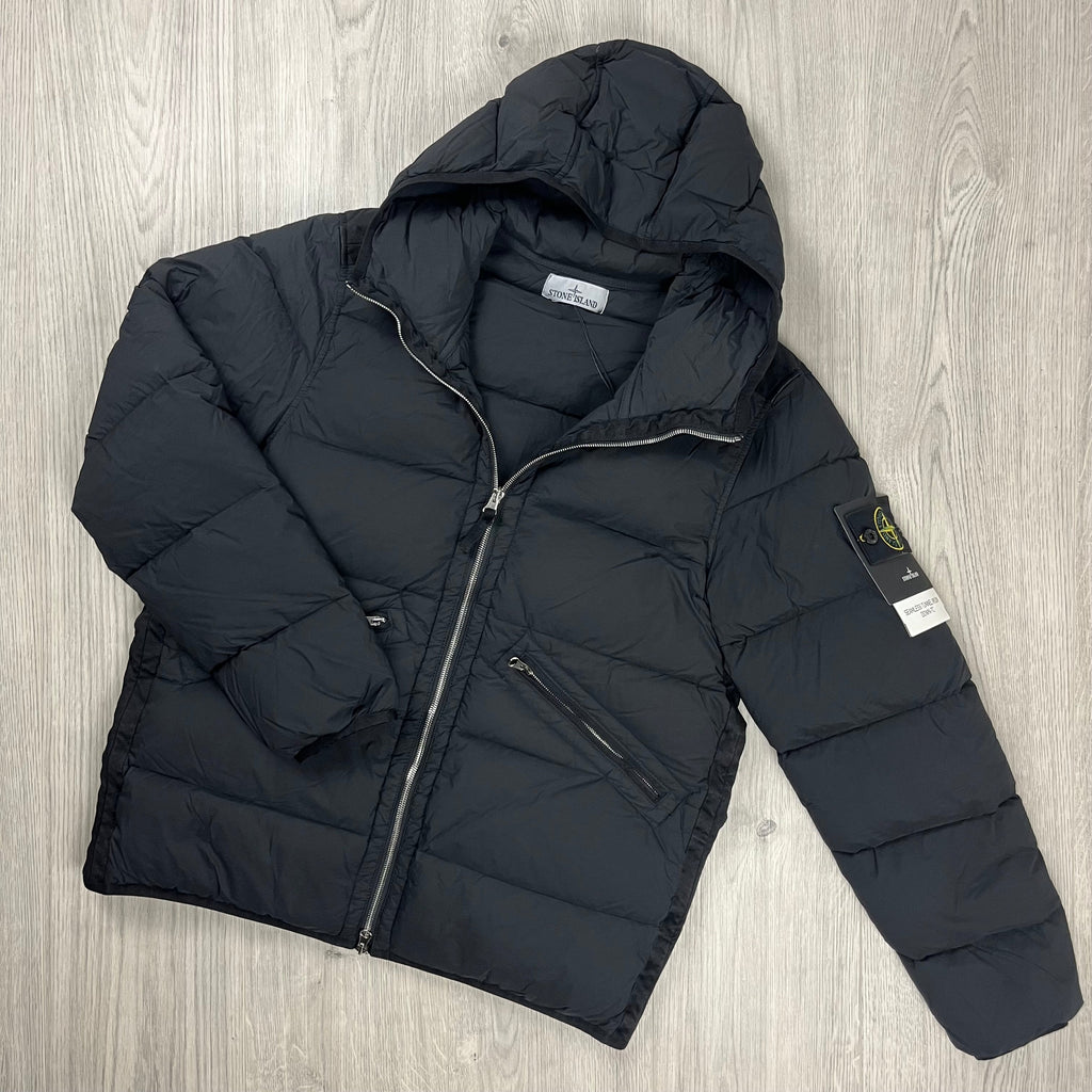 Stone Island Nylon Down Jacket - Black Ironleague