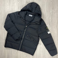 Stone Island Nylon Down Jacket - Black Ironleague