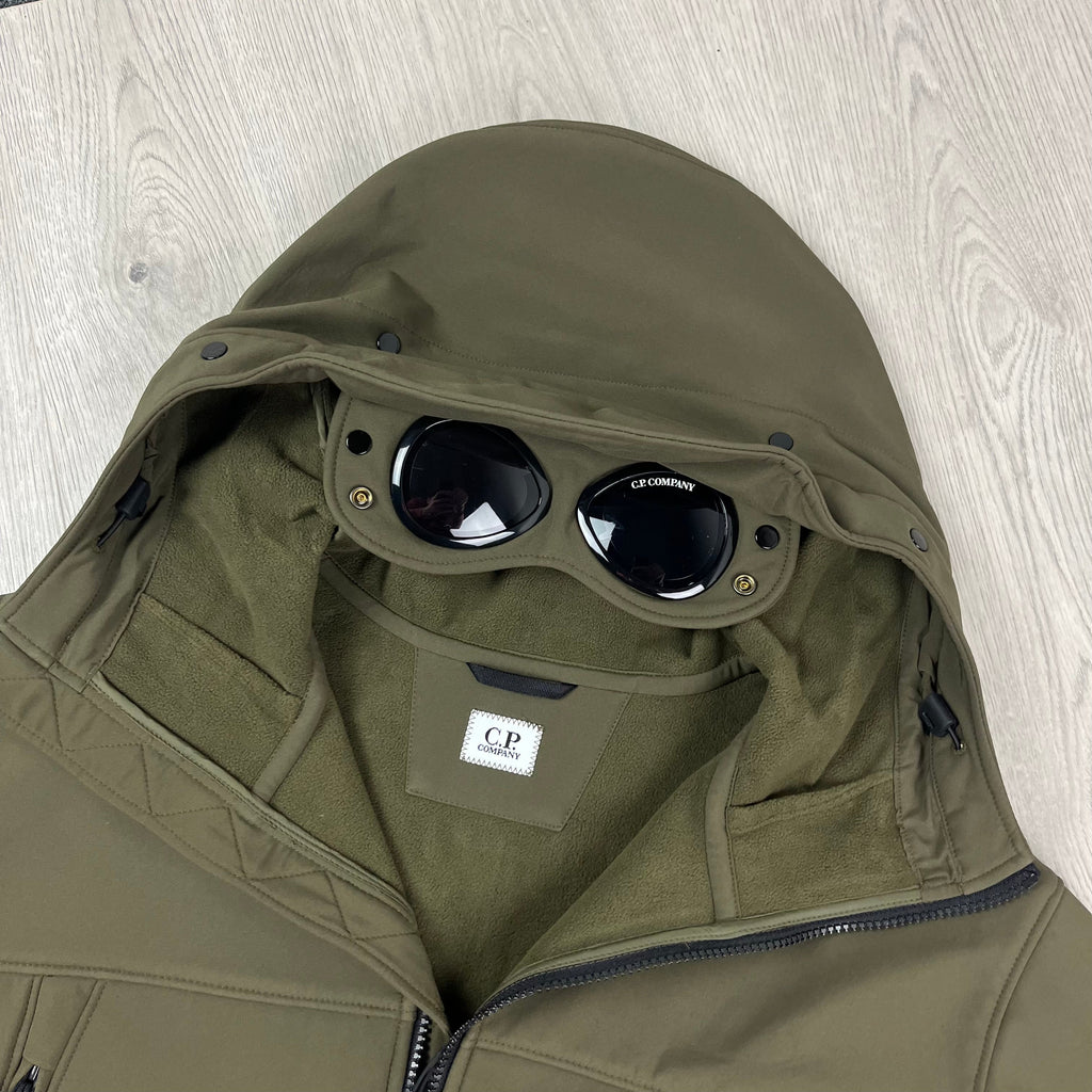 CP Company Shell Goggle Jacket - Ivy Green Ironleague