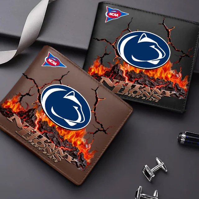 LIMITED EDITION FBS NCAA23 PNL PS NITTANY LIONS LEATHER WALLET