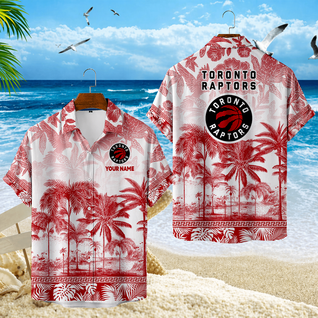 FINAL SALE - NEW CUSTOMIZED NBA24 TRA TORONTO RAPTORS UNISEX HAWAIIAN SHIRT