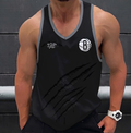 FINAL SALE - NEW CUSTOMIZED NBA25 BNE BROOKLYN NETS UNISEX TANK TOP