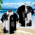 FINAL SALE - NEW CUSTOMIZED NBA25 BNE BROOKLYN NETS UNISEX HAWAIIAN SHIRT