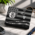 FINAL SALE NBA25 BNE BROOKLYN NETS LEATHER WALLET