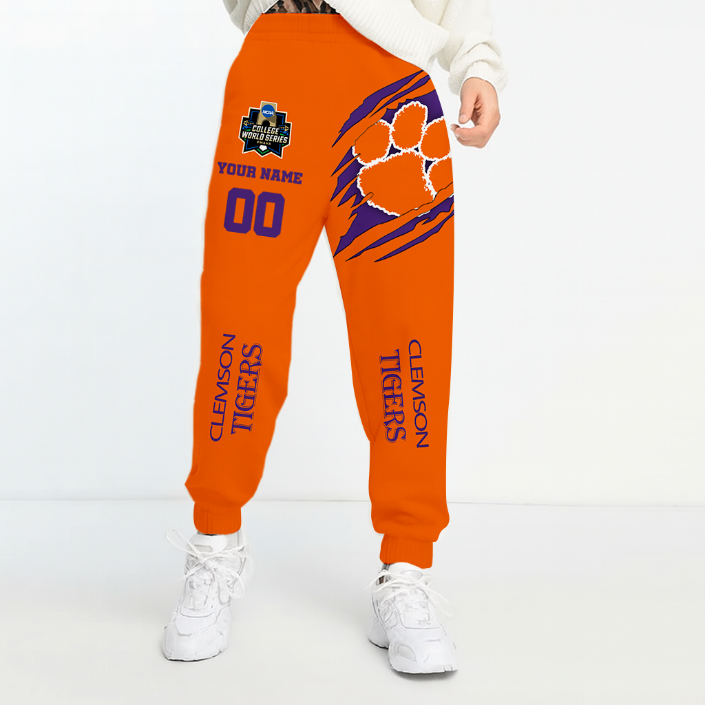 LIMITED DROP NCAA CWS25 CST CS TIGERS UNISEX LONG PANTS