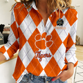 LIMITED DROP NCAA CWS25 CST CS TIGERS WOMEN CASUAL SHIRT FOR FAN
