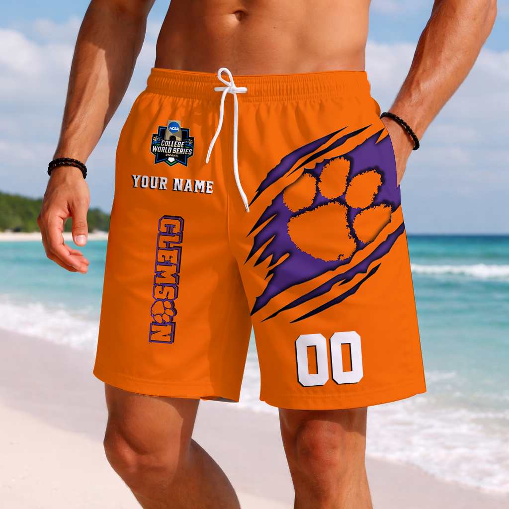 LIMITED DROP NCAA CWS25 CST CS TIGERS SHORT PANTS