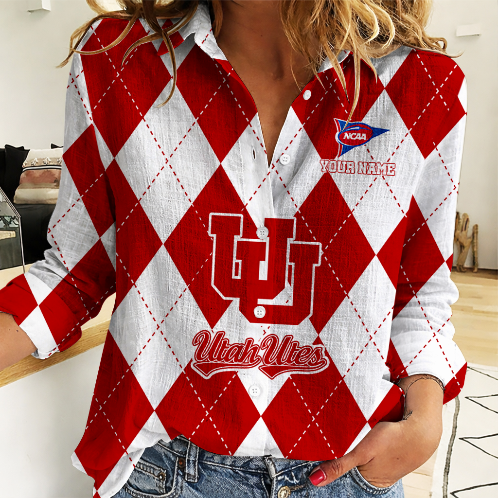 LIMITED DROP NCAA FBS25 UTU UT UTES WOMEN CASUAL SHIRT FOR FAN
