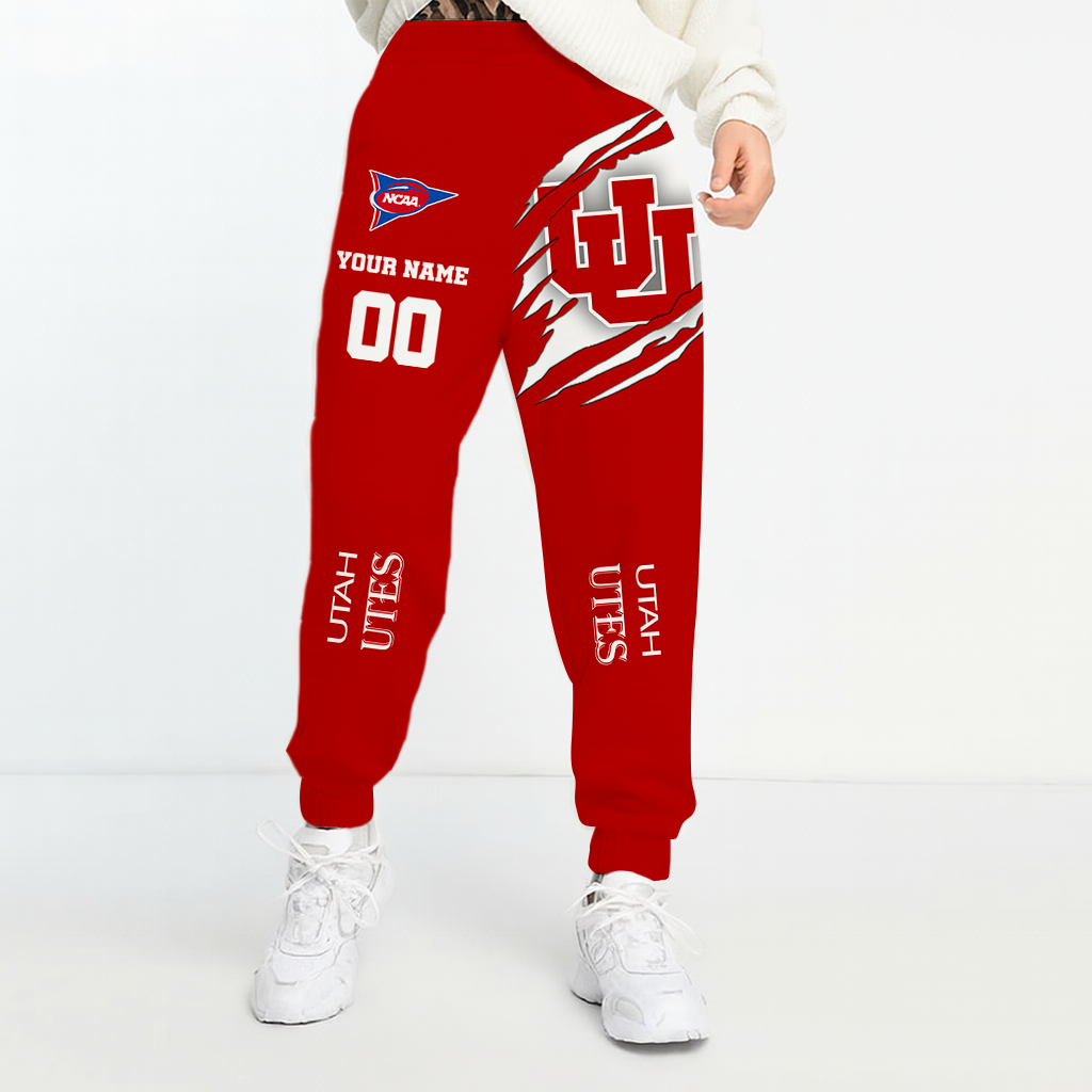 LIMITED DROP NCAA FBS25 UTU UT UTES UNISEX LONG PANTS
