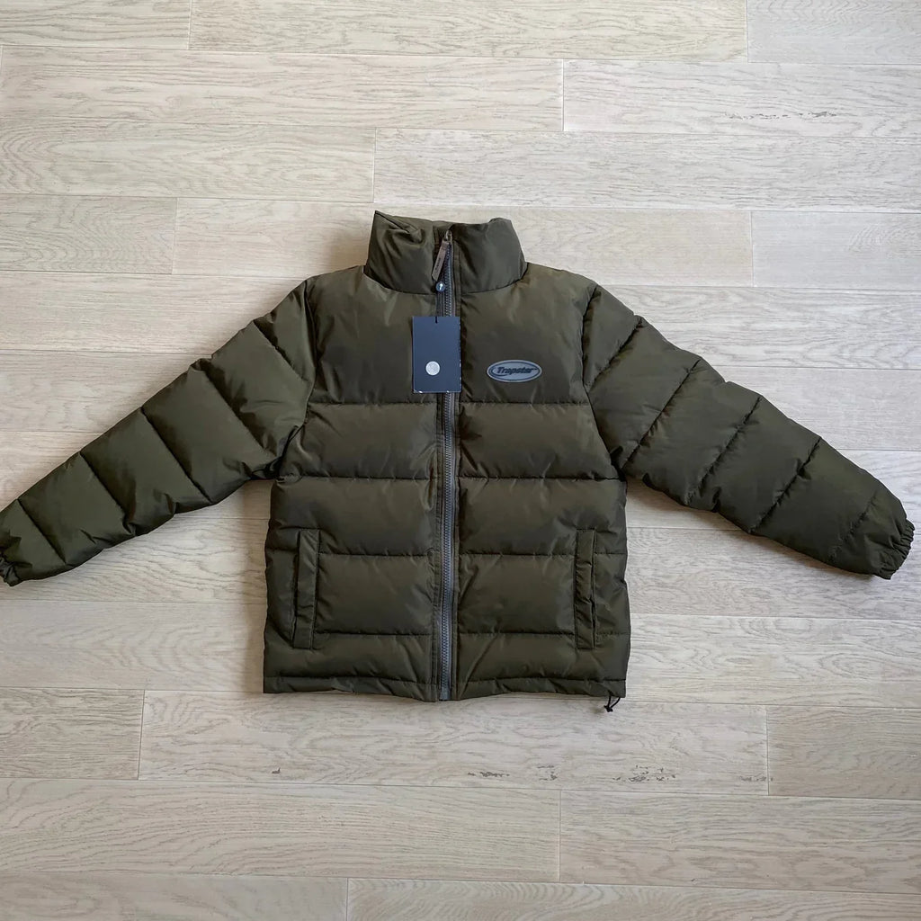 Trapstar Puffer Jacket - Olive Green Ironleague