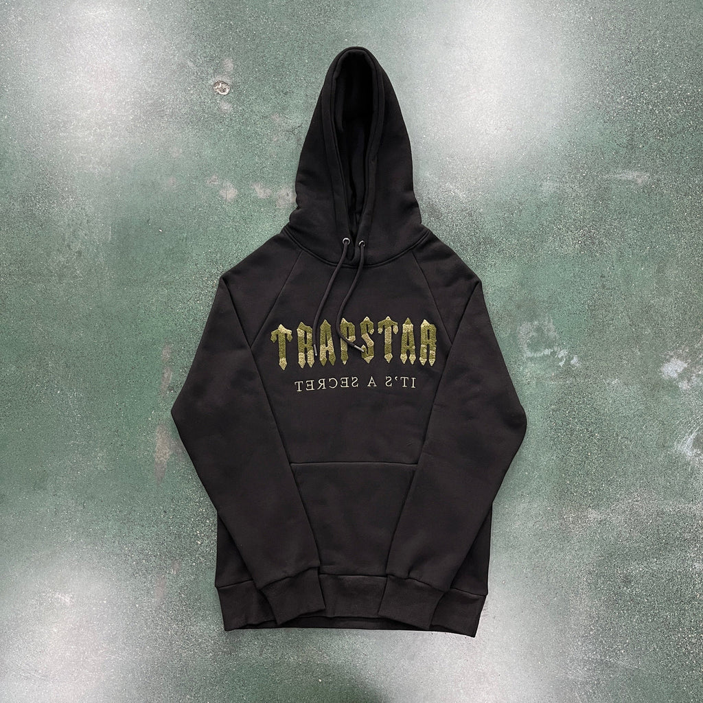 Trapstar Decoded Chenille Tracksuit - Olive Camo/Black Ironleague