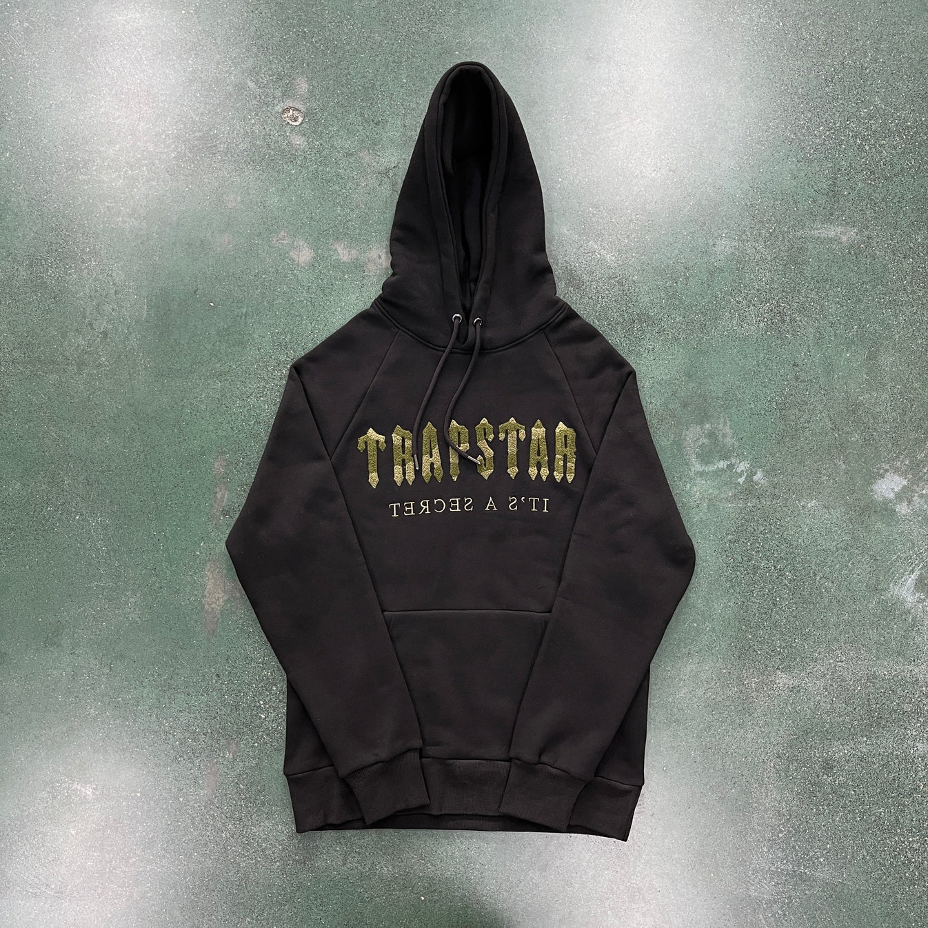 Trapstar Decoded Chenille Tracksuit - Olive Camo/Black Ironleague
