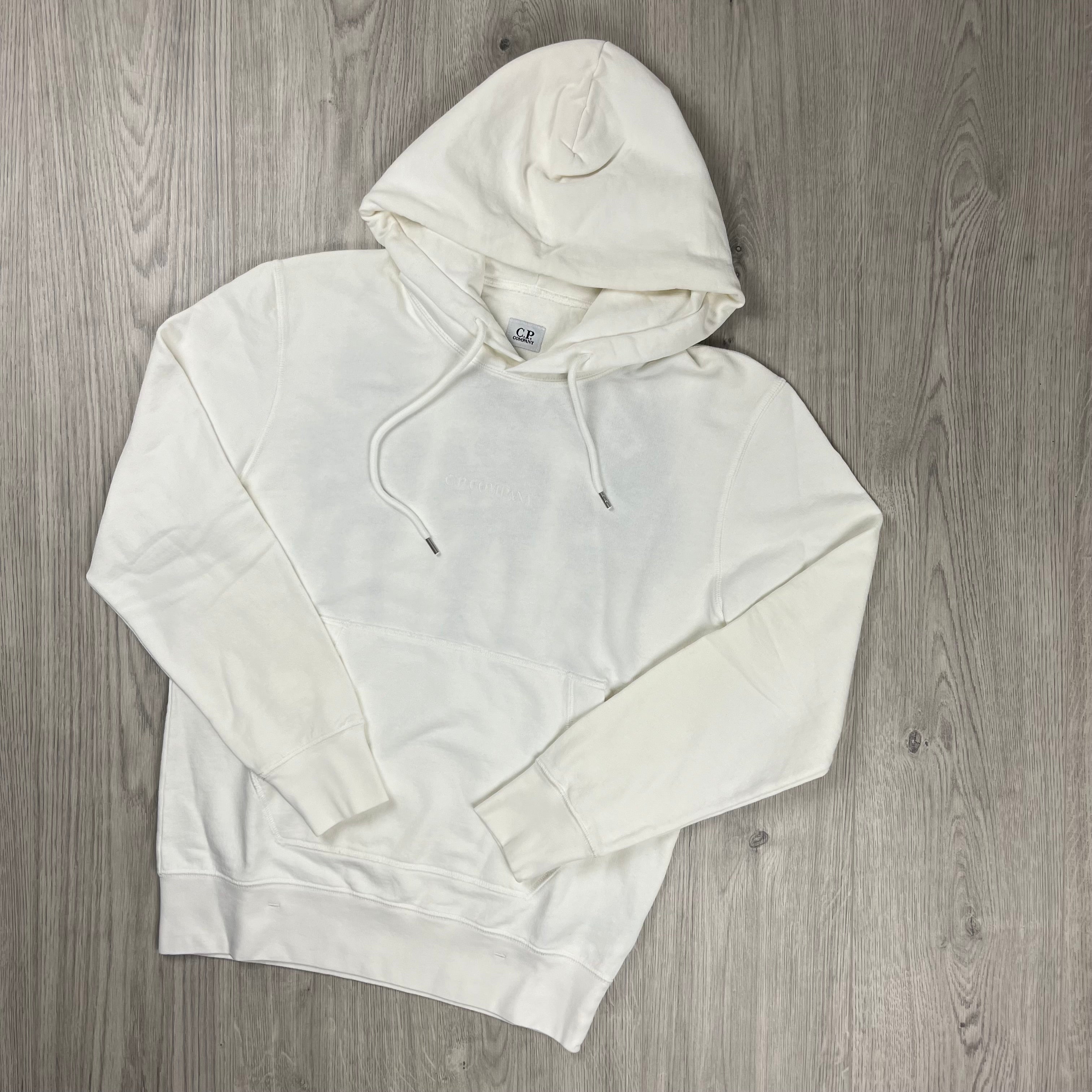 CP Company Graphic Hoodie - White Ironleague