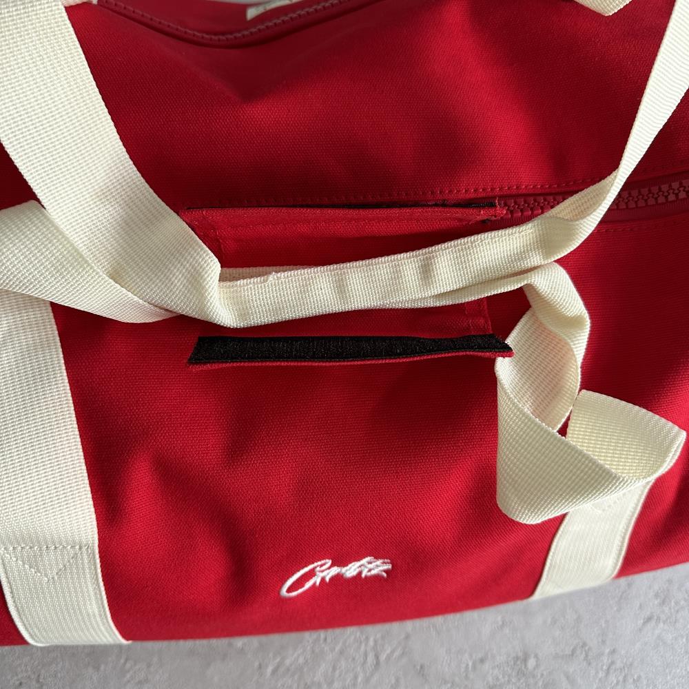 Corteiz Hmp Alcatraz Duffle Bag - Red Ironleague