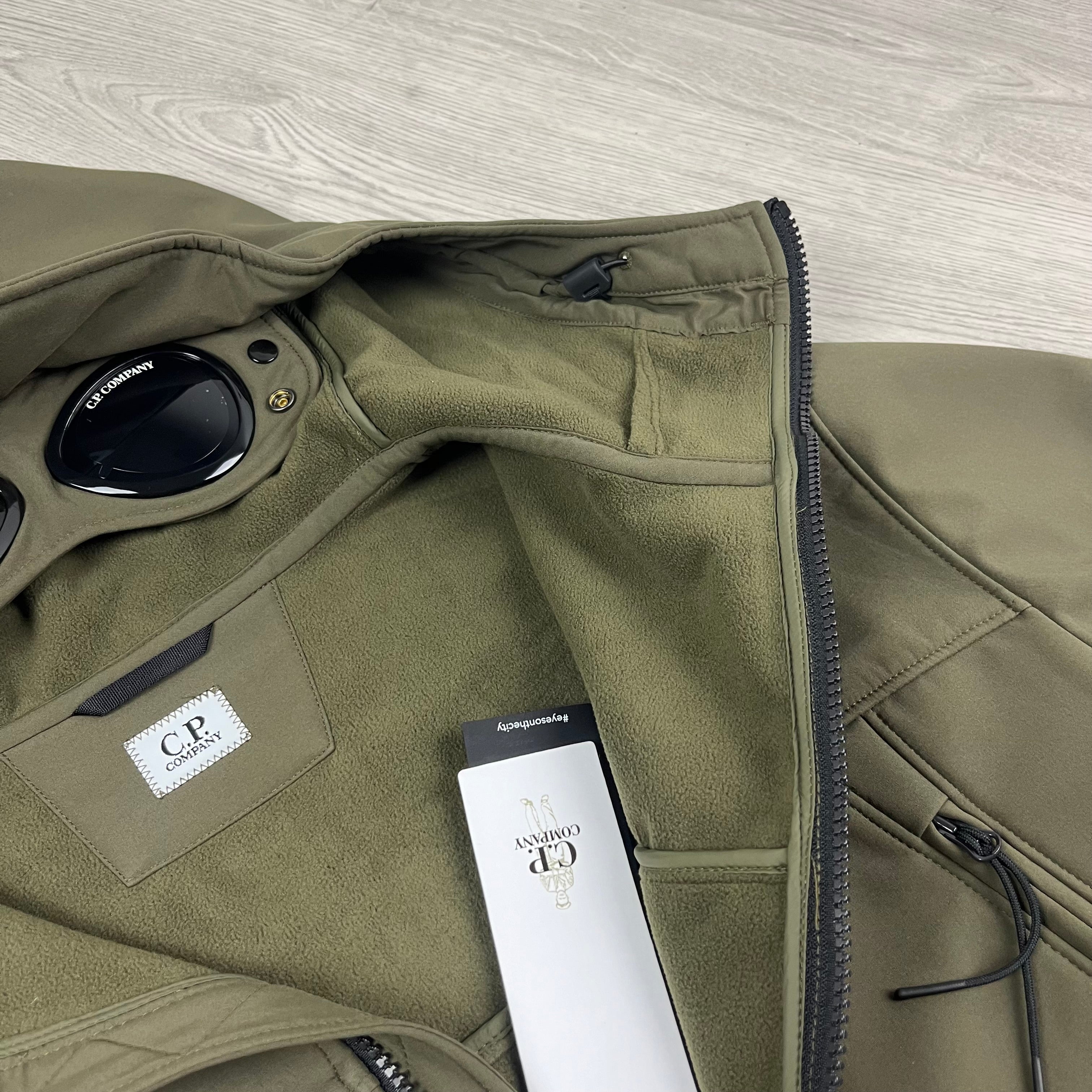 CP Company Shell Goggle Jacket - Ivy Green Ironleague