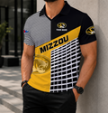 VIRAL EDITION - NEW CUSTOMIZED NCAA FBS26 MST MISSOURI TIGERS POLO SHIRT