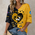LIMITED DROP NCAA FBS26 MST MS TIGERS WOMEN'S HEART V-NECK LONG SLEEVE SHIRT