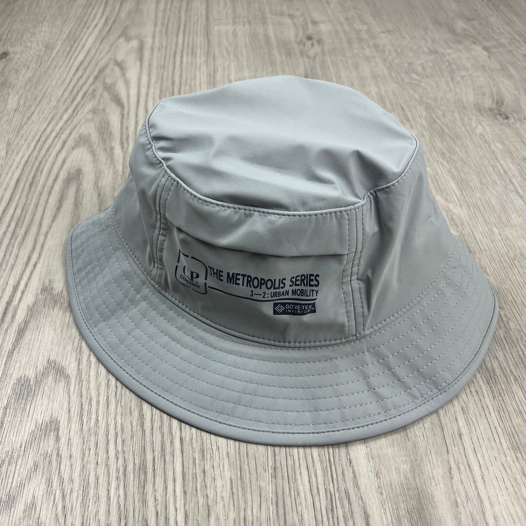 CP Company Metropolis Bucket Hat - Mist Ironleague