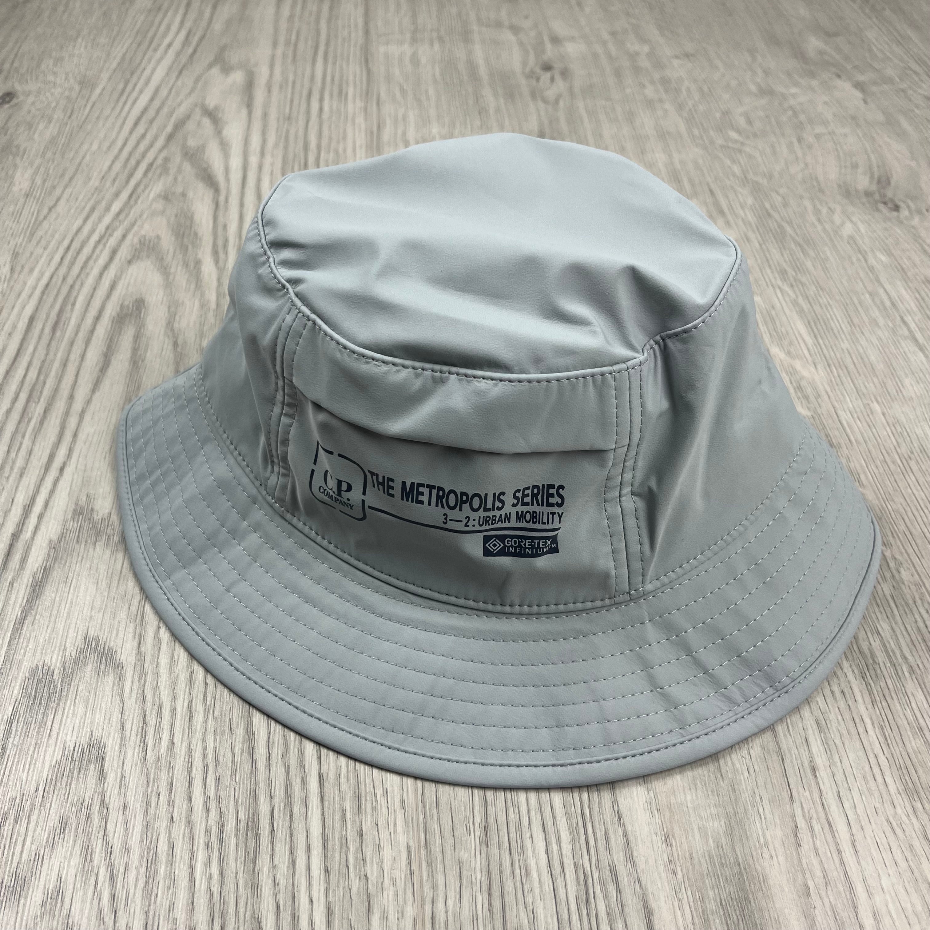 CP Company Metropolis Bucket Hat - Mist Ironleague