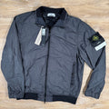Stone Island Crinkle Reps R-NY Bomber Jacket in Charcoal Grey Ironleague