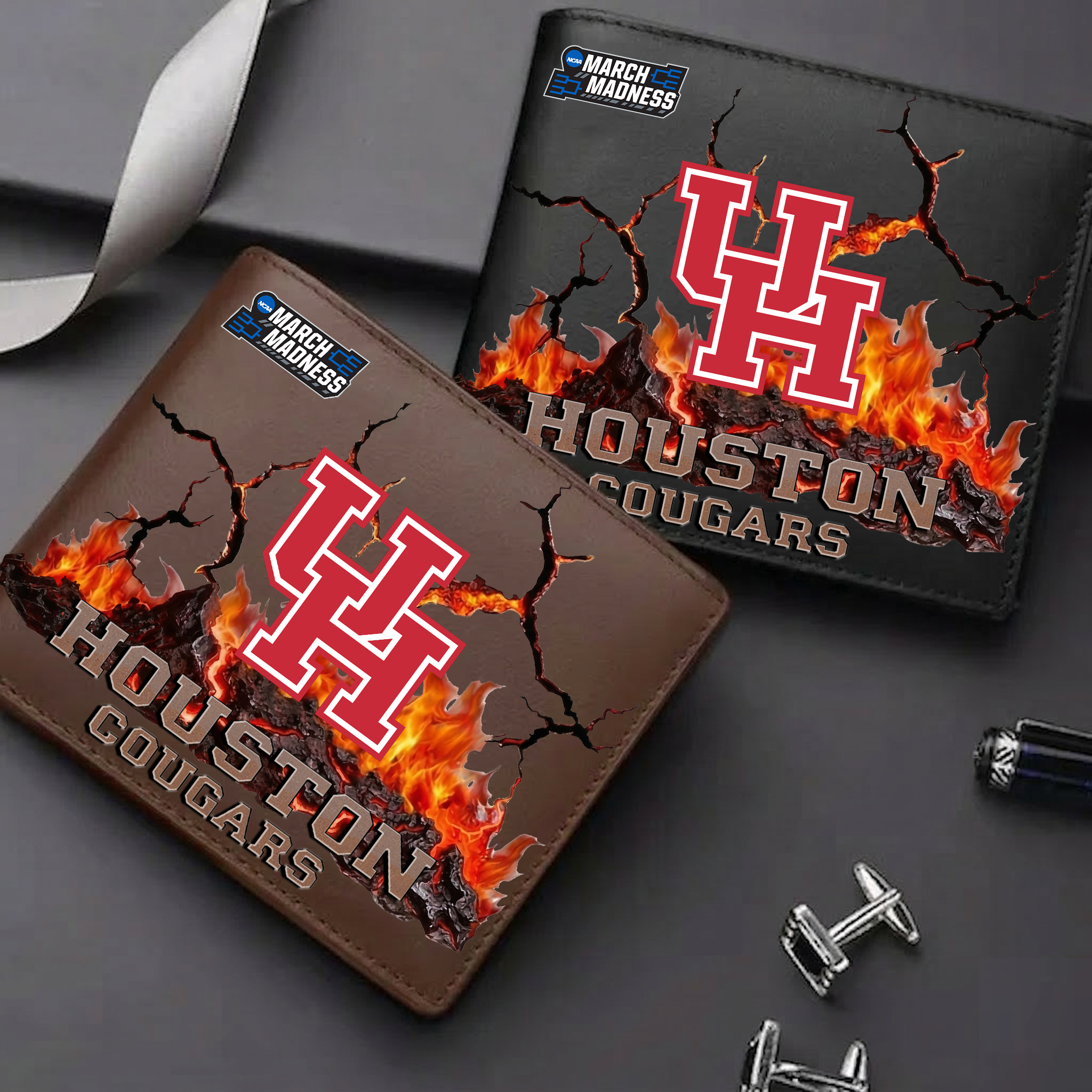 LIMITED EDITION MAM NCAA26 HOC HO COUGARS LEATHER WALLET