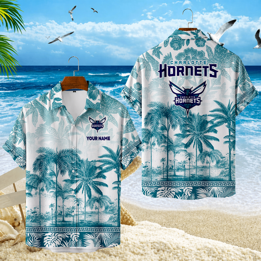 FINAL SALE - NEW CUSTOMIZED NBA27 CHO CHARLOTTE HORNETS UNISEX HAWAIIAN SHIRT