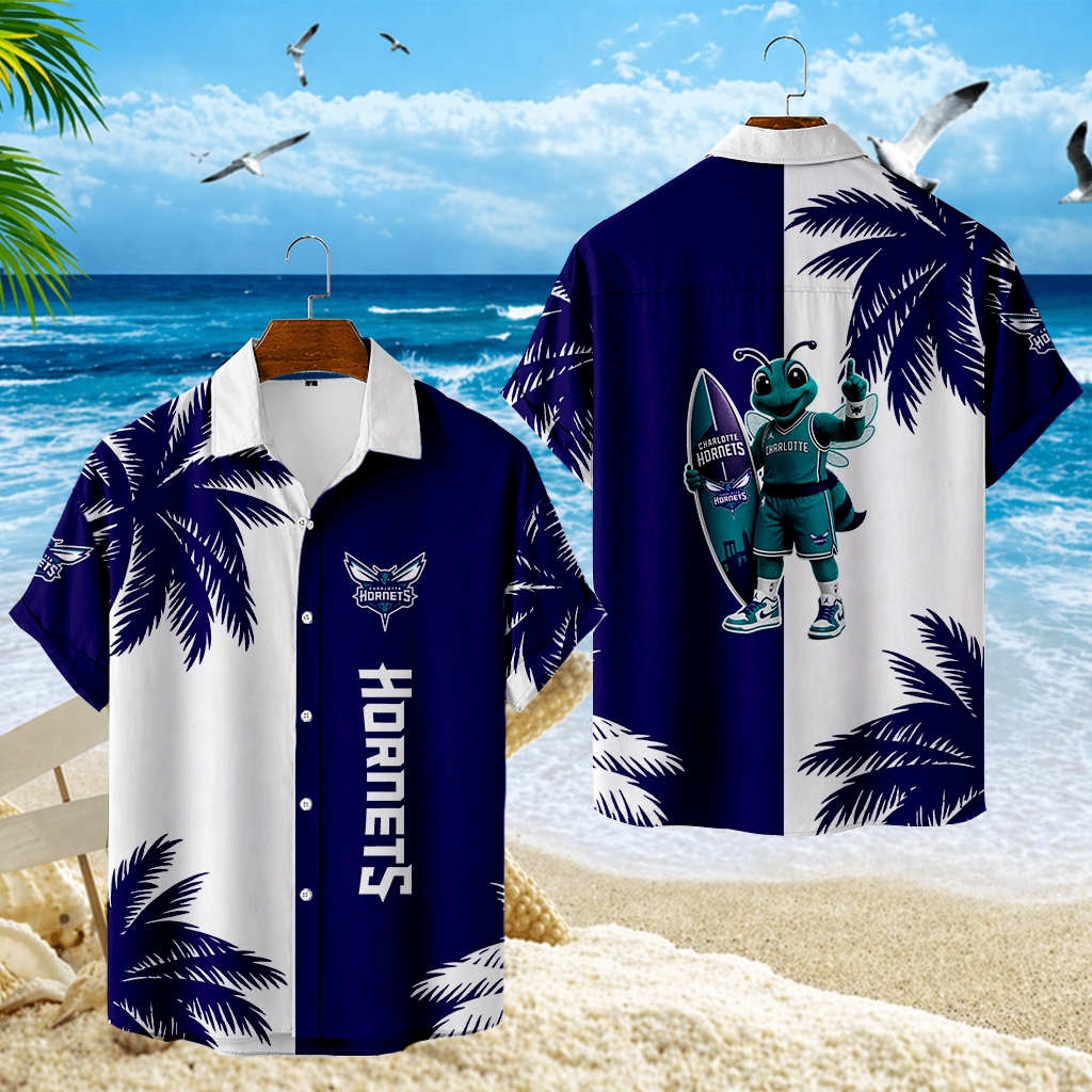 FINAL SALE - NEW CUSTOMIZED NBA27 CHO CHARLOTTE HORNETS UNISEX HAWAIIAN SHIRT