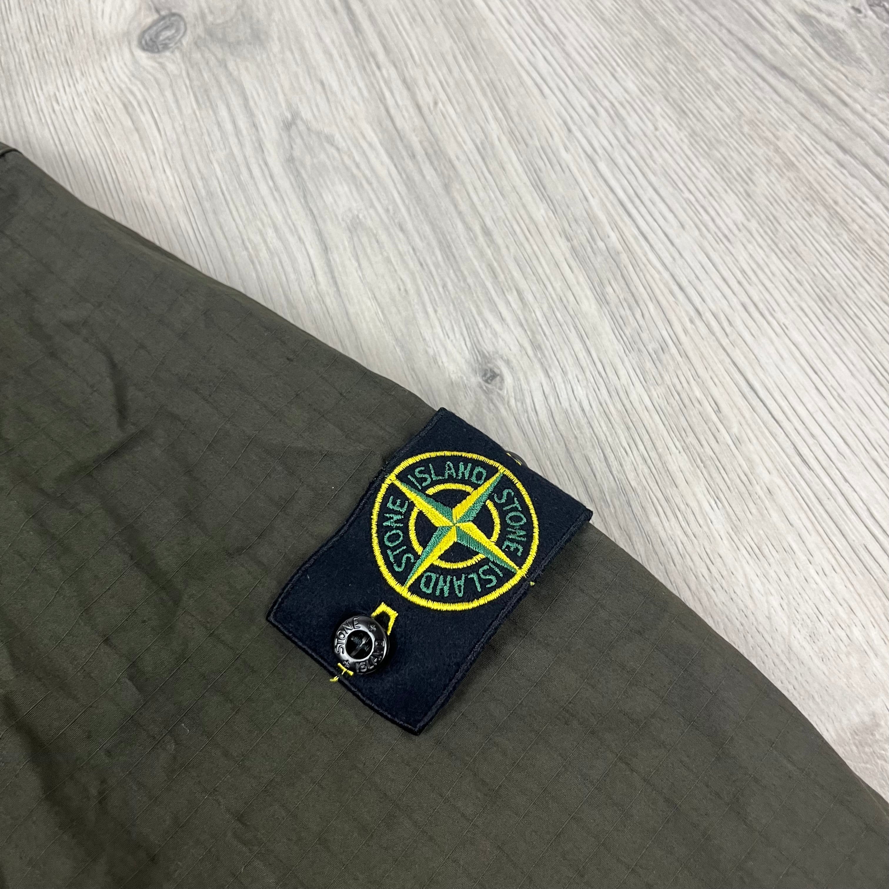 Stone Island Zip Overshirt - Musk Ironleague