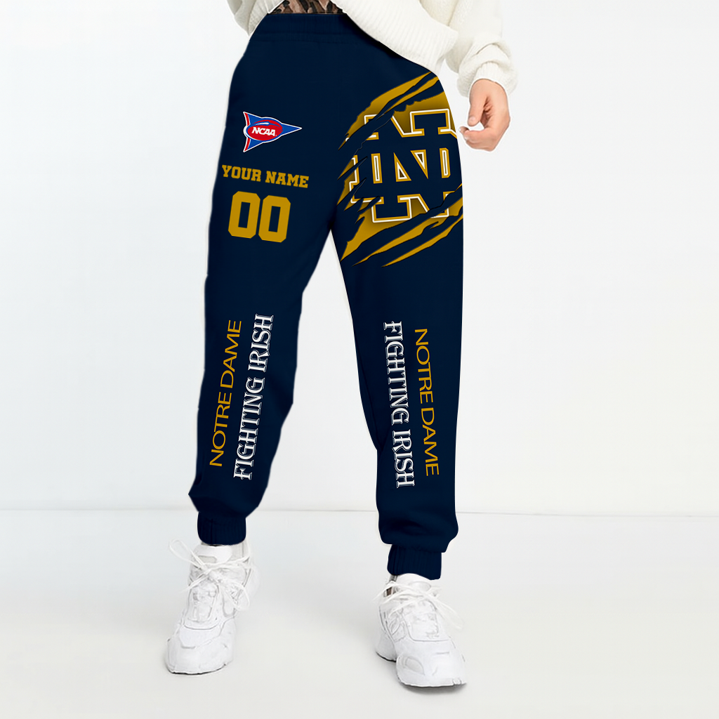 LIMITED DROP NCAA FBS28 NFI ND FIGHTING IRISH UNISEX LONG PANTS