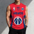 FINAL SALE - NEW CUSTOMIZED NBA28 WWI WASHINGTON WIZARDS MEN'S GYM SHIRT