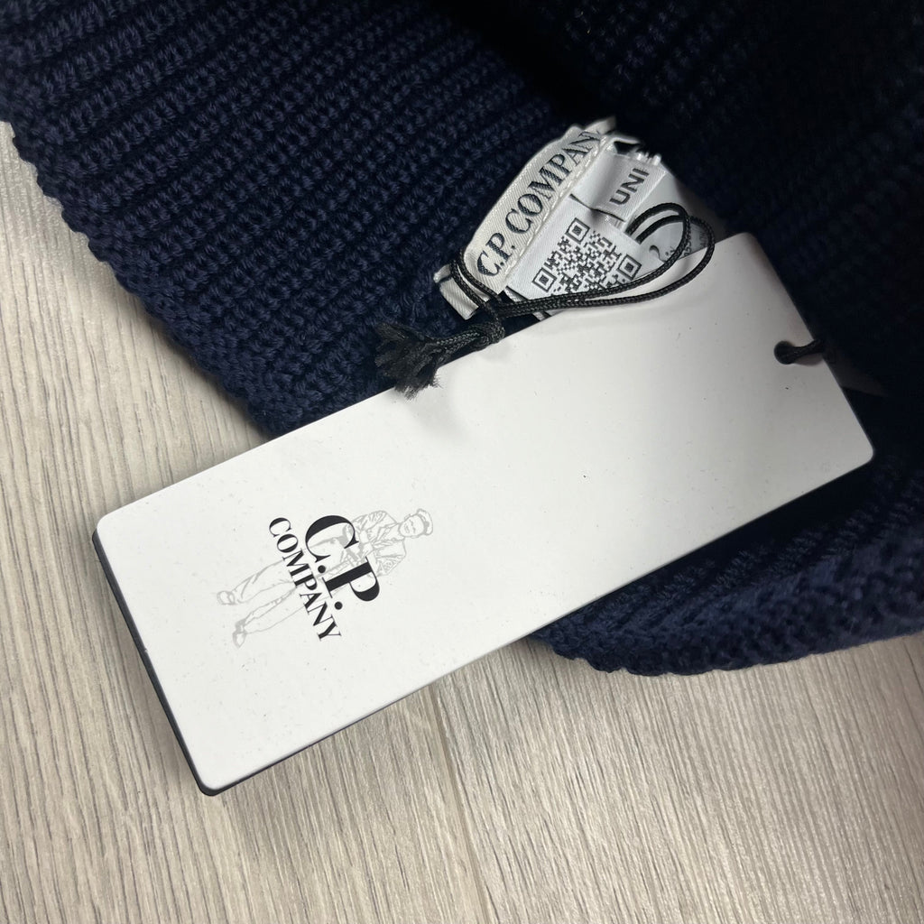 CP Company Metropolis Beanie - Navy Ironleague