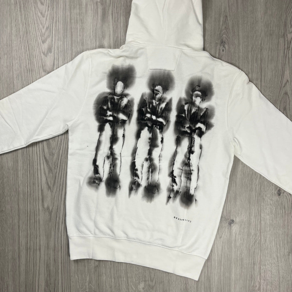 CP Company Graphic Hoodie - White Ironleague