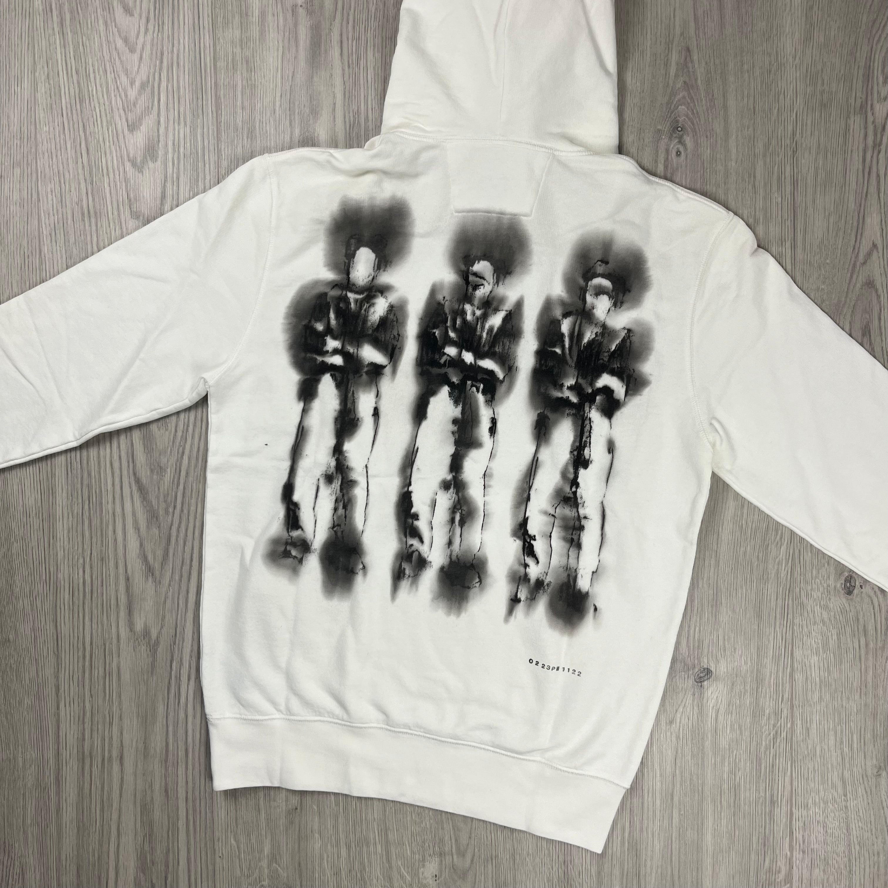 CP Company Graphic Hoodie - White Ironleague