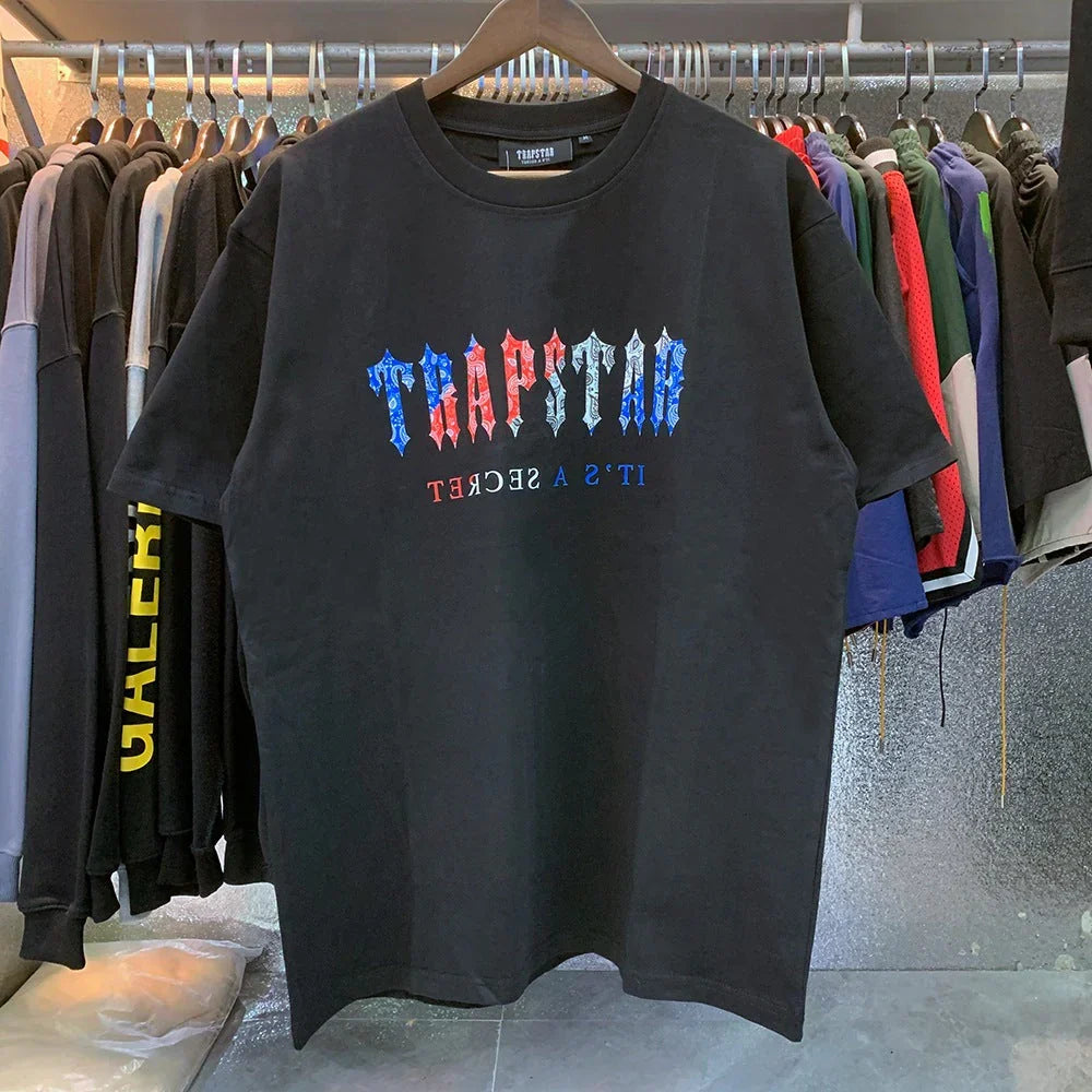Trapstar Letter Color T-Shirt - Black/White Ironleague