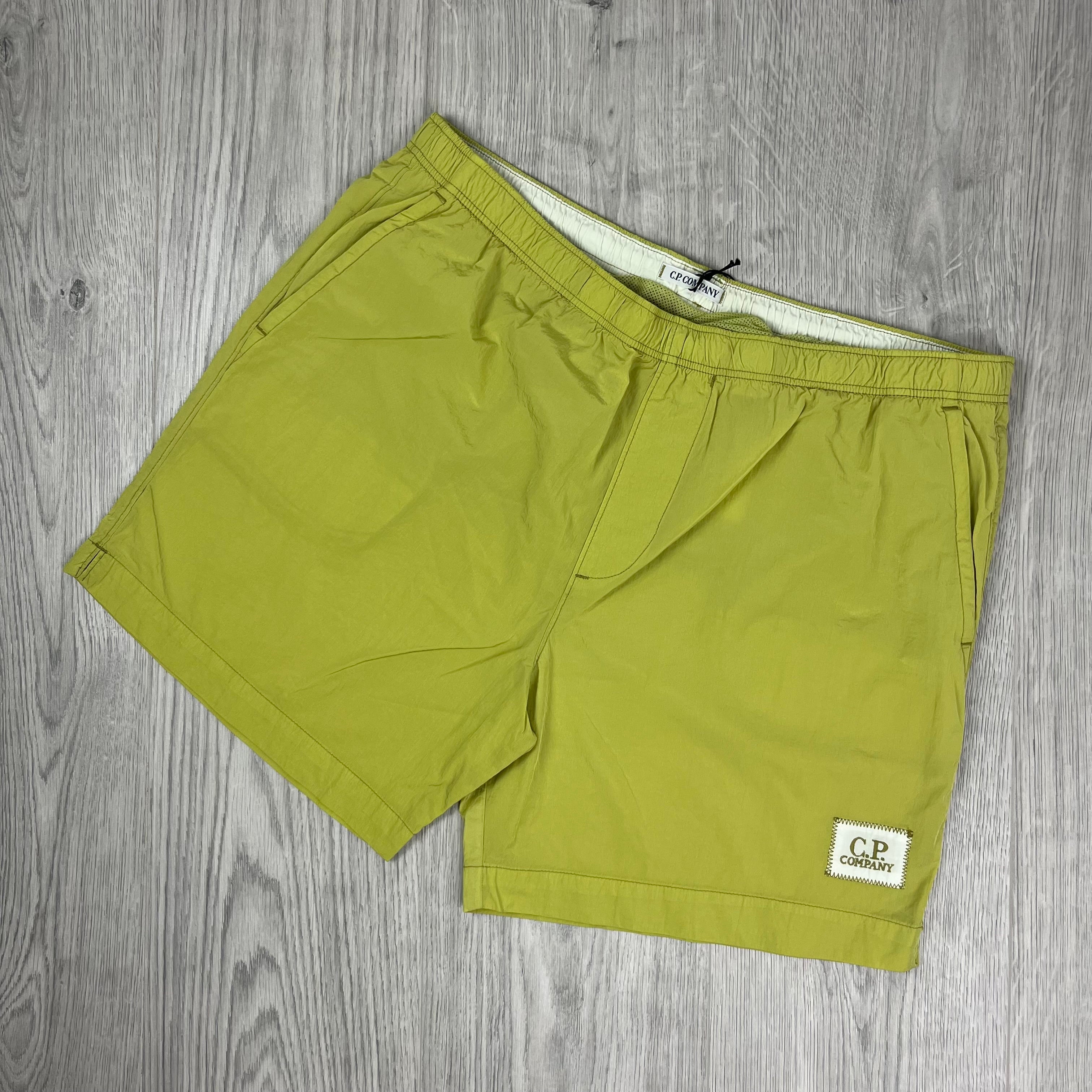 CP Company Chrome Swim Shorts - Cress Green Ironleague