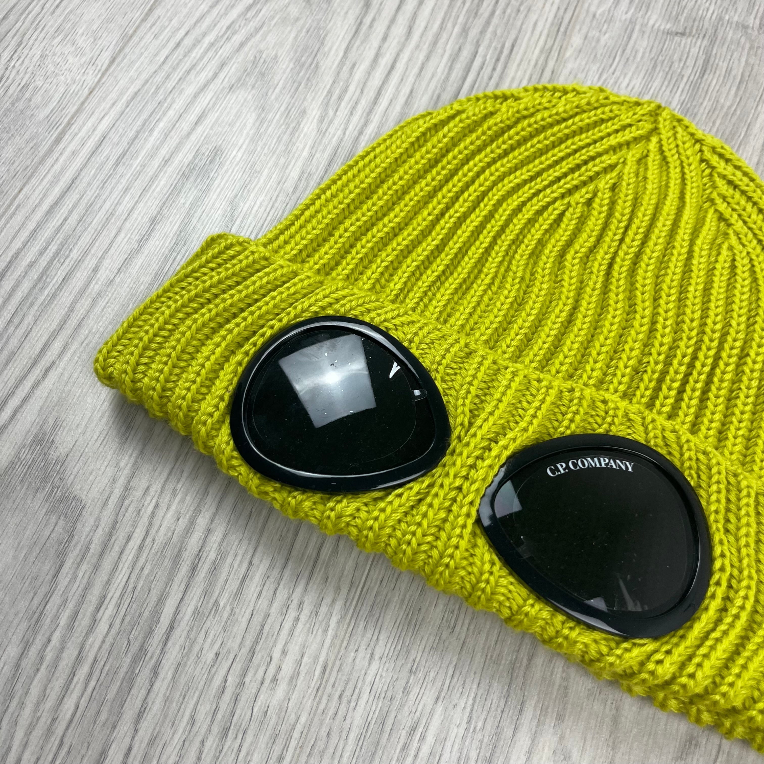 CP Company Goggle Beanie - Green Sheen Ironleague