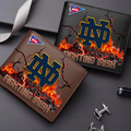 LIMITED EDITION FBS NCAA28 NFI ND FIGHTING IRISH LEATHER WALLET