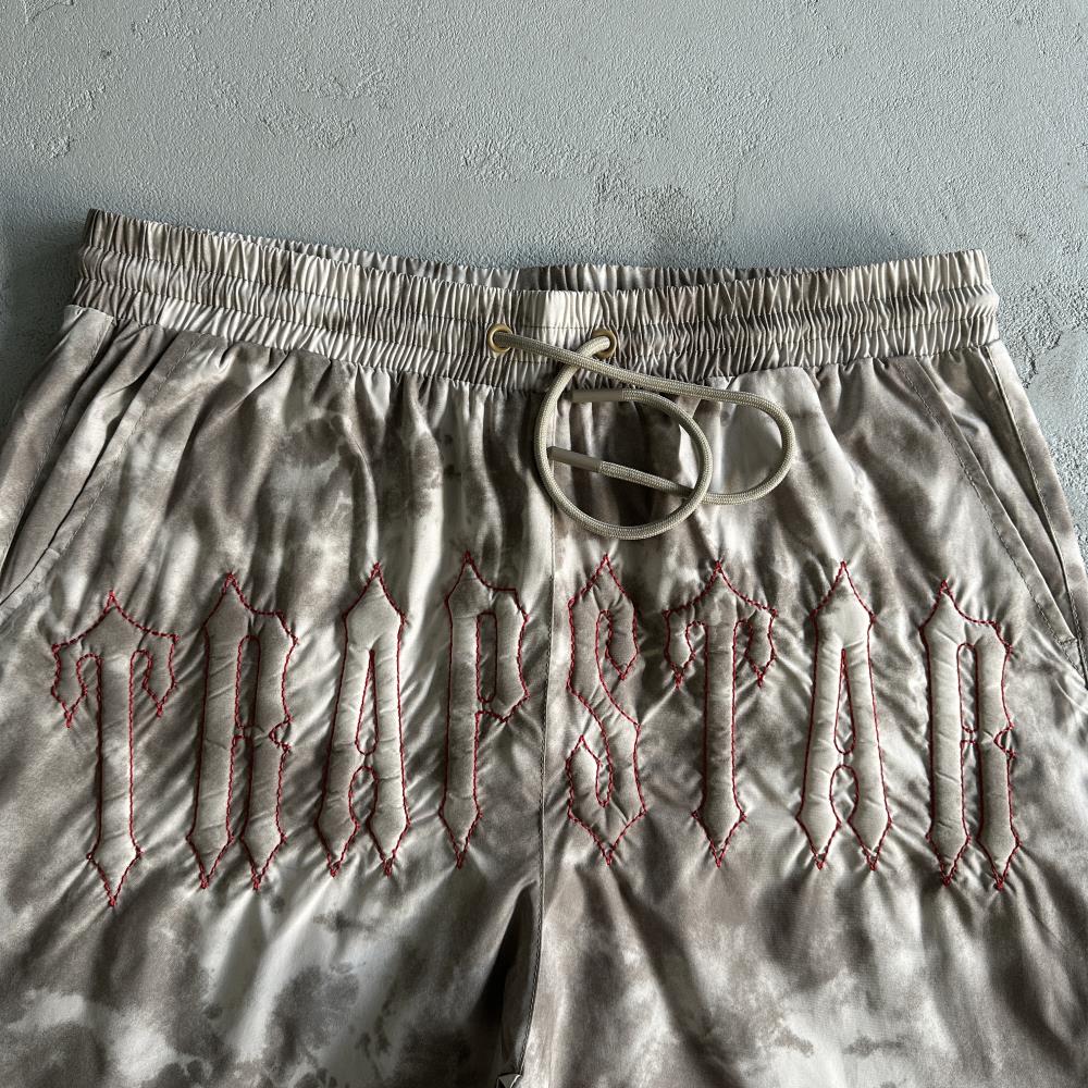 Trapstar Washed Arch Shorts - Brown Ironleague