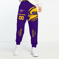 LIMITED DROP NCAA FBS29 LST LSU TIGERS UNISEX LONG PANTS