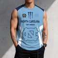 3D PRINT TEE NCAA CWS29 NTH NC TAR HEELS MEN'S GYM SHIRT