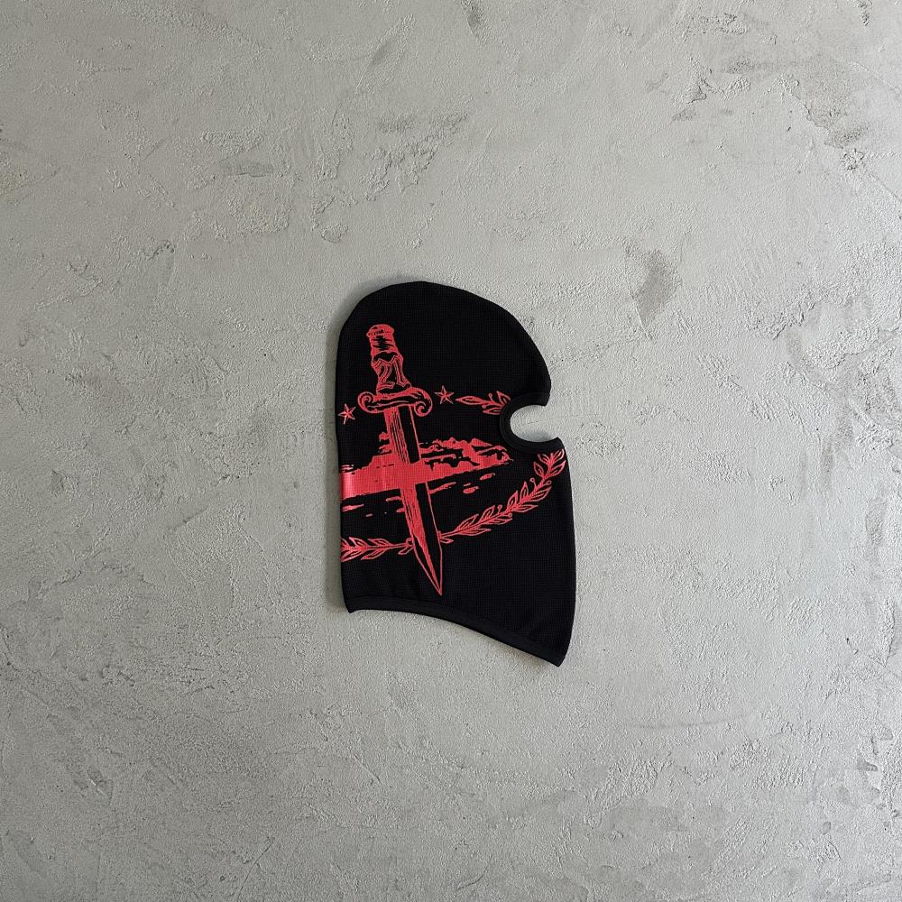 Corteiz Slaughter Gang Ski Mask - Black Ironleague