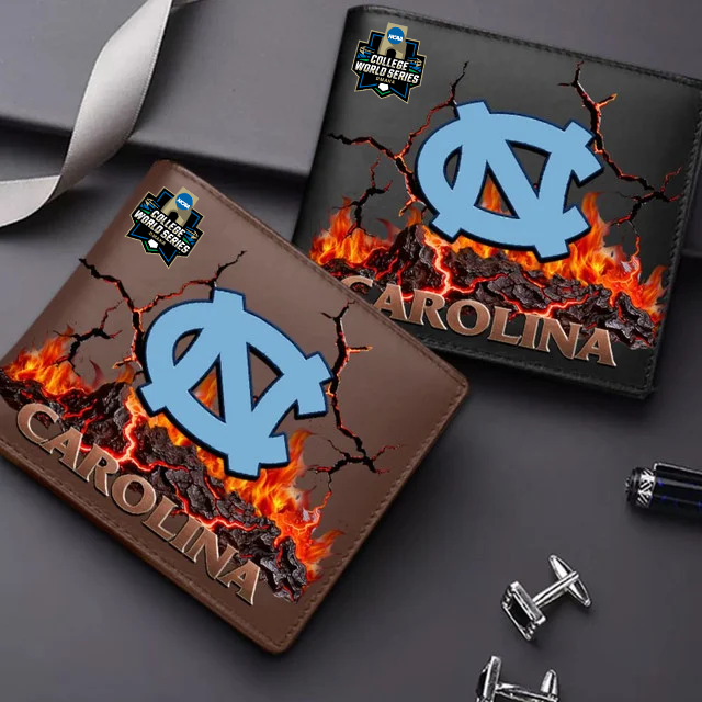 LIMITED EDITION CWS NCAA29 NTH NC TAR HEELS LEATHER WALLET