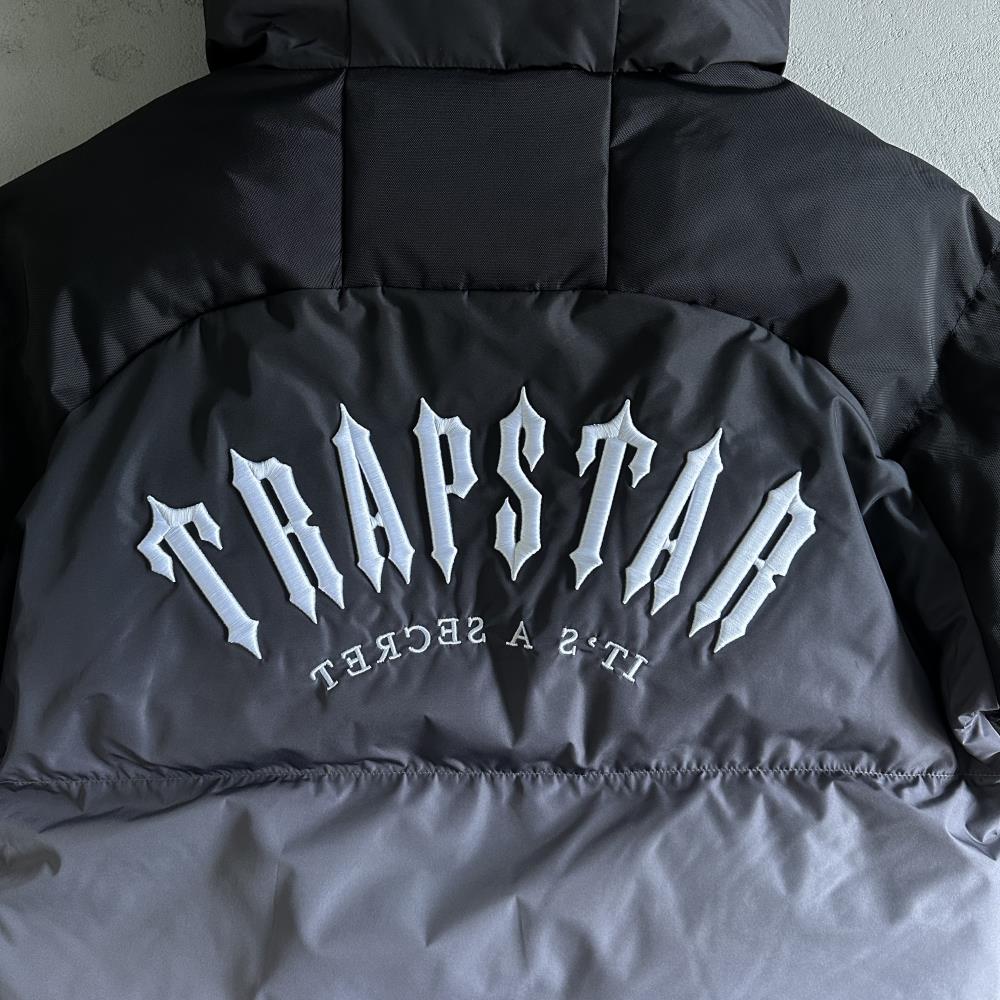Trapstar Irongate Arch Puffer Jacket - Black/Gradient Ironleague