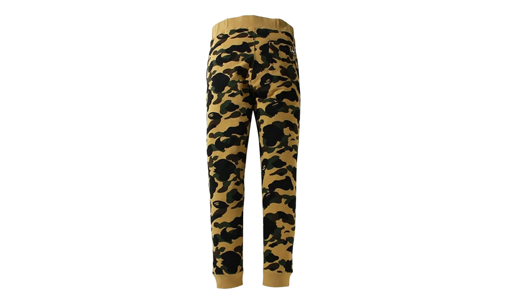 BAPE 1st Camo Shark Slim Fit Sweatpants Yellow 1H80 152 012 YELLOW