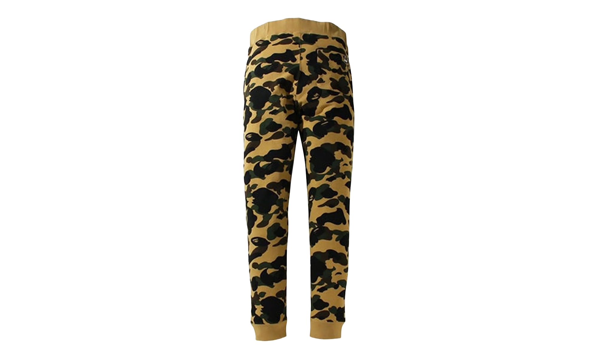 BAPE 1st Camo Shark Slim Fit Sweatpants Yellow 1H80 152 012 YELLOW