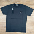 Stone Island Patch Logo T-Shirt in Lead Grey Ironleague