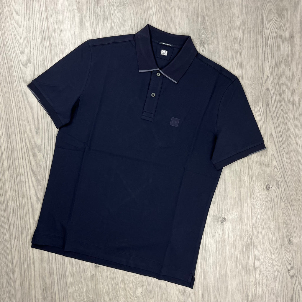 CP Company Metropolis Polo Shirt - Navy Ironleague