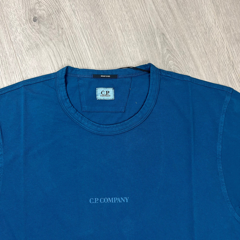 CP Company Printed T-Shirt  - Ink Blue Ironleague